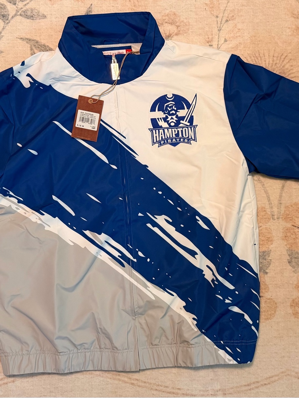 NWT Mitchell & Ness Hampton Pirates Windbreaker